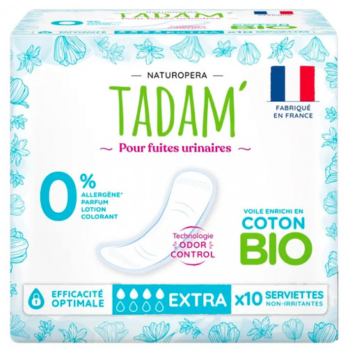 Tadam' Extra 10 Bladder Tract Wipes