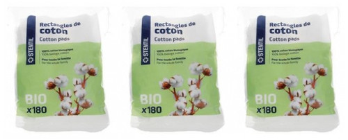 Stentil Cotton Rectangles 180 Units x 3