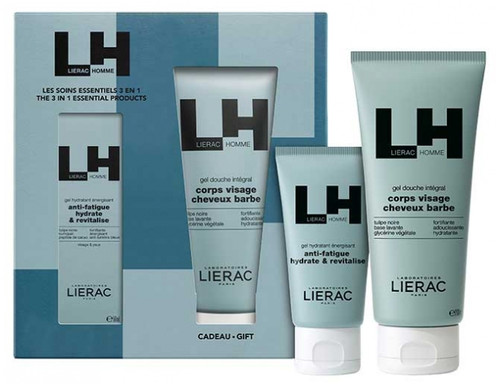 Lierac Homme Energizing Hydrating Gel 50 ml + Complimentary All-in-One Shower Gel 200 ml