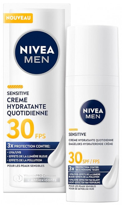 Nivea Men Sensitive Daily Moisturizer SPF30 50 ml