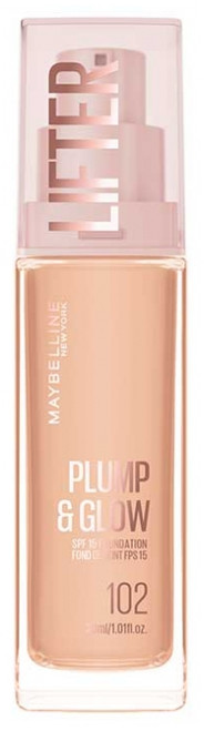 Maybelline New York Lifter Plump & Glow Foundation 30 ml - Colour: 102
