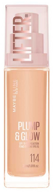 Maybelline New York Lifter Plump & Glow Foundation 30 ml - Colour: 114