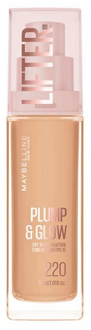 Maybelline New York Lifter Plump & Glow Foundation 30 ml - Colour: 220