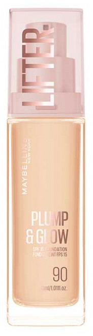 Maybelline New York Lifter Plump & Glow Foundation 30 ml - Colour: 90