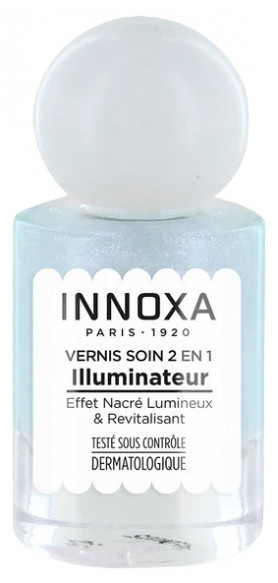 Innoxa 2in1 Illuminating Care Polish 10 ml - Colour: Voile Boréal