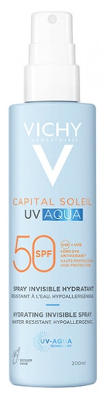 Vichy Capital Soleil UV Aqua Spray Invisible Moisturizer SPF50 200 ml