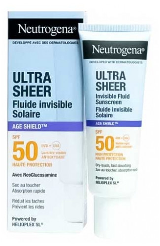 Neutrogena Ultra Sheer Age Shield Invisible Sun Fluid SPF50 50 ml
