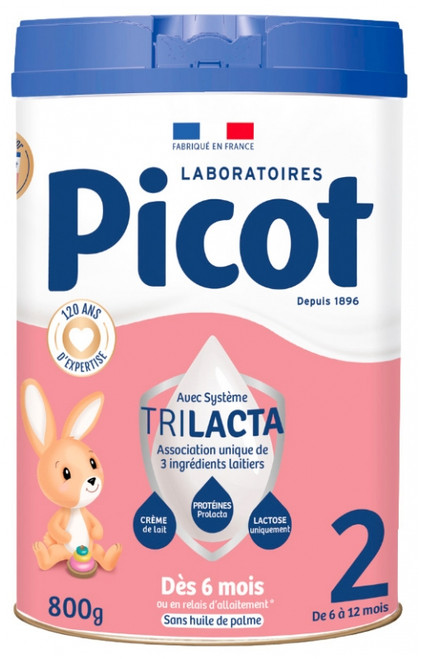 Picot Trilacta 2 Follow-on Milk 6 to 12 Months 800 g