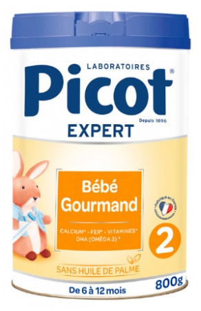 Picot Expert Bébé Gourmand 2 Follow-on Milk 6 to 12 Months 800 g