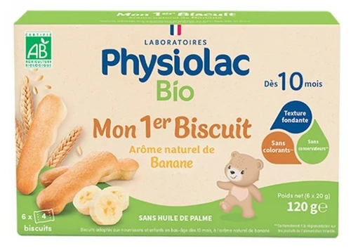 Physiolac Bio My First Biscuit From 10 Months 24 Biscuits