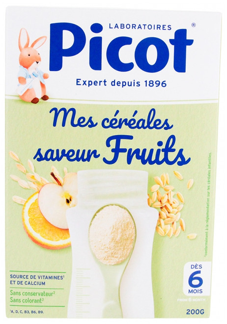 Picot My Fruit Flavored Cereals From 6 Months 200 g