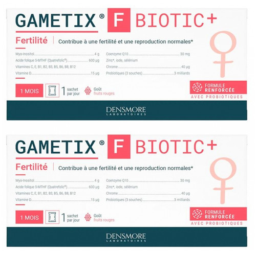 Densmore Gametix F Biotic+ Fertility 30 Sachets x 2