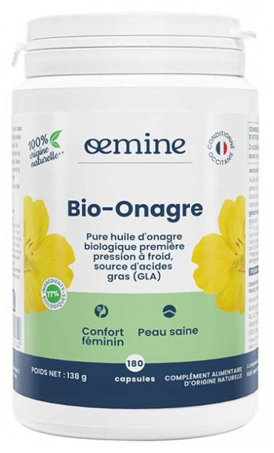 Oemine Bio-Onagre 180 Capsules