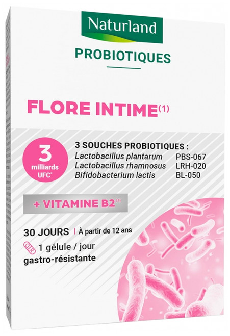 Naturland Probiotics Intimate Flora 30 Capsules