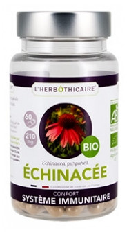 L'Herbôthicaire Organic Echinacea 60 Capsules