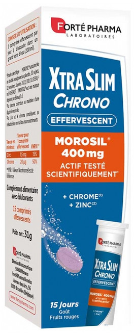Forté Pharma XtraSlim Chrono Morosil 400 mg 15 Effervescent Tablets