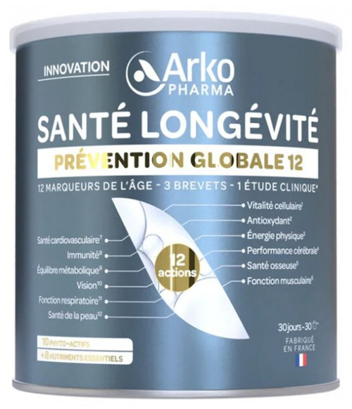 Arkopharma Santé Longevity Global Prevention 12 285 g
