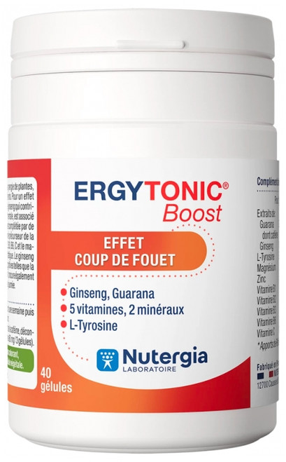 Nutergia Ergytonic Boost 40 Capsules
