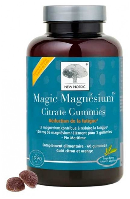 New Nordic Magic Magnesium Citrate 60 Gummies