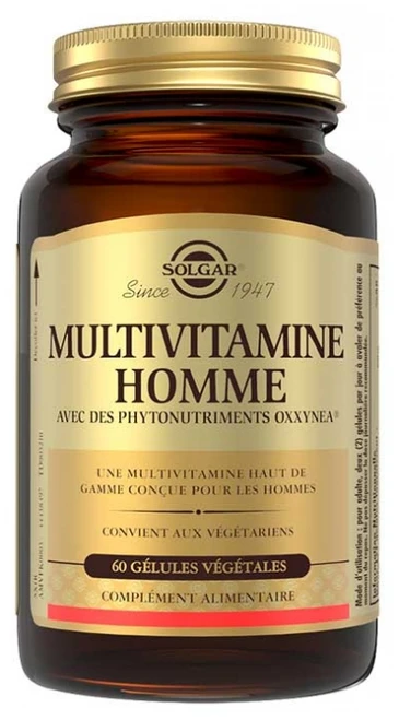 Solgar Men's Multivitamin 60 Vegetable Capsules