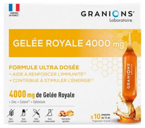 Granions Royal Jelly 4000 mg 10 Vials