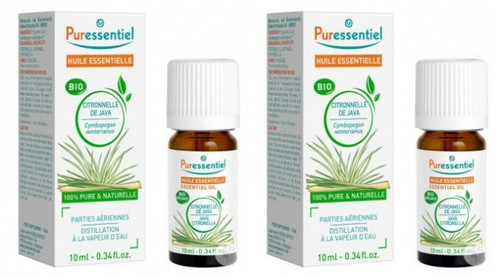 Puressentiel Essential Oil Citronella Java Bio 2 x 10ml