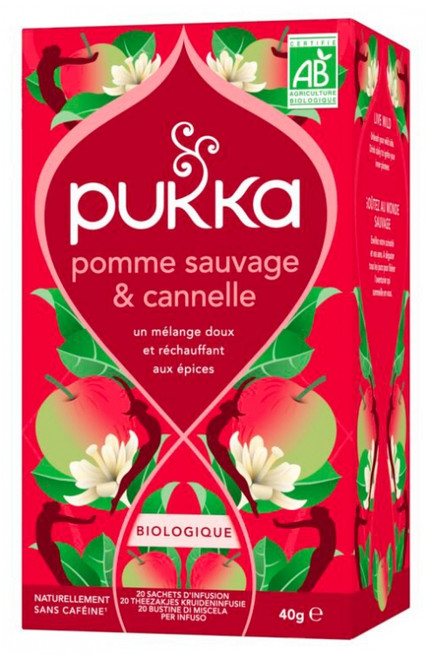 Pukka Organic Wild Apple and Cinnamon 20 Sachets