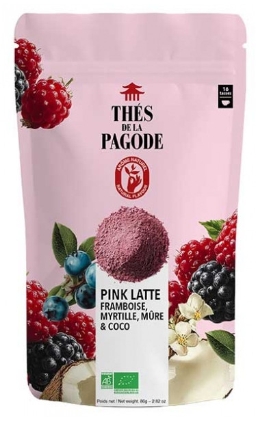 Thés de la Pagode Organic Pink Latte 80 g