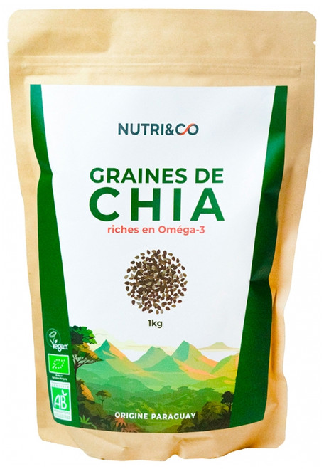 Nutri&Co Organic Chia Seeds 1 Kg