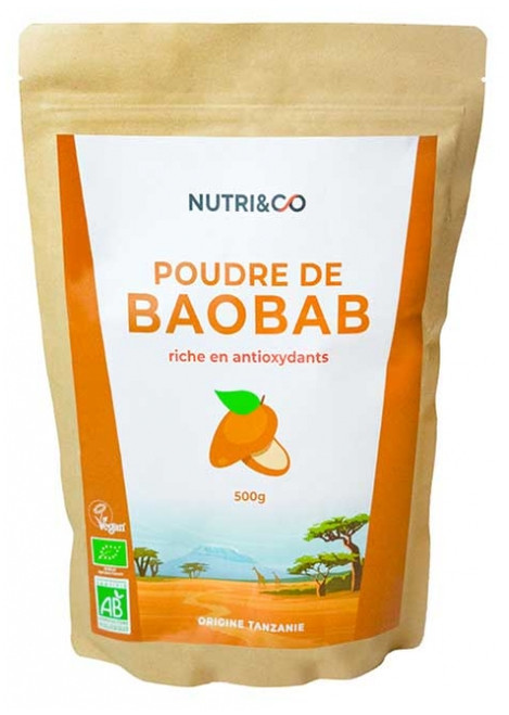 Nutri&Co Organic Baobab Powder 500 g