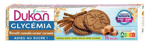 Dukan Glycémia Cinnamon Cookies Caramel Flavor 16 Cookies