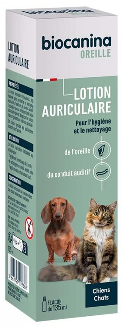 Biocanina Ear Lotion Dogs and Cats 135 ml