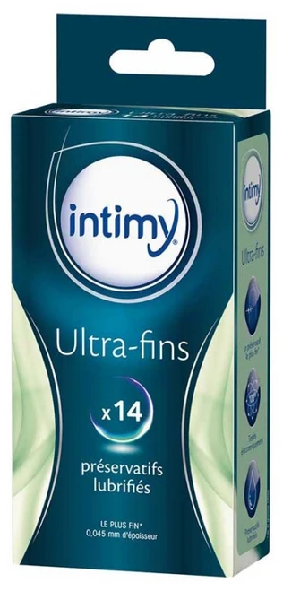 Intimy Ultra-Thin 14 Lubricated Condoms