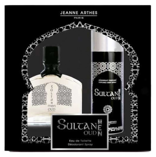 JEANNE ARTHES Coffret Sultan Oud Men Eau de Toilette 100 ml + Perfumed Deodorant 150 ml