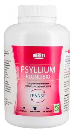 Uberti Organic Blond Psyllium 300 Capsules