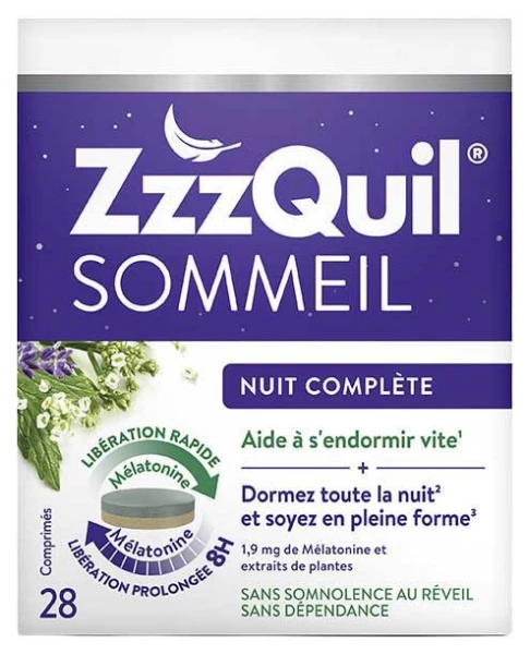 ZzzQuil Complete Night Sleep 28 Tablets