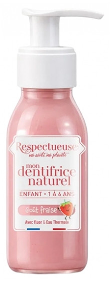 Respectueuse My Organic Natural Children's Toothpaste 1 to 6 years 80 ml