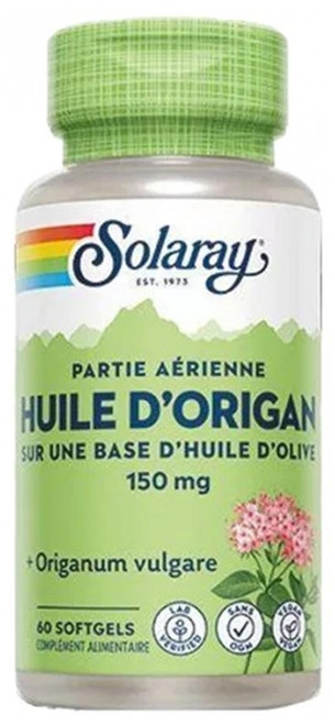 Solaray Oregano Oil 60 Capsules