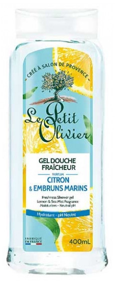 Le Petit Olivier Freshness Lemon & Sea Spray Shower Gel 400 ml