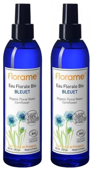 Florame Organic Floral Water Cornflower 2 x 200ml