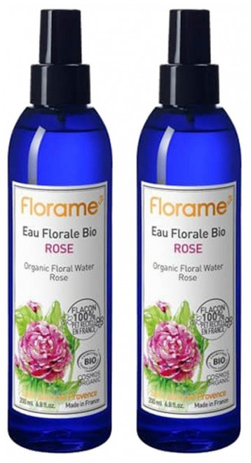 Florame Organic Floral Water Rose 2 x 200ml