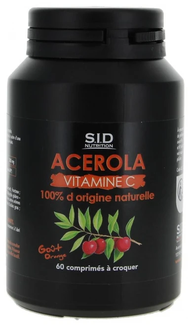 S.I.D Nutrition Acerola Vitamin C 60 Tablets