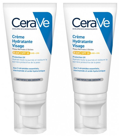 CeraVe Moisturizing Face Cream SPF30 2 x 52ml