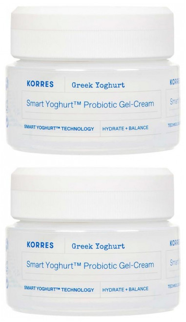 Korres Greek Yoghurt Smart Yoghurt Gel-Crème Probiotiques 2 x 40 ml