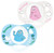 Luc et Léa 2 Physiological Silicon Soothers with Ring 0-6 Months Limited Edition Barbapapa