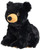 Soframar Cozy Plush Hot Water Bottle Black Bear