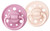 Dodie Gaïa 2 Soothers Rondes 0-6 Months - Colour: Pink