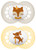 MAM 2 Soothers Original Animals 6 Months and + - Model: Fox and Dog