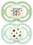 MAM 2 Soothers Perfect Nuit Tendance 18 Mois et + - Model: Green