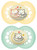 MAM 2 Soothers Original Night 18 Months and + - Model: Fox and Raccoon